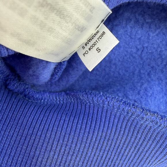 NWT Vuori Restore Oversized Hoodie Bright Iris Small VW2002 - Picture 8 of 11